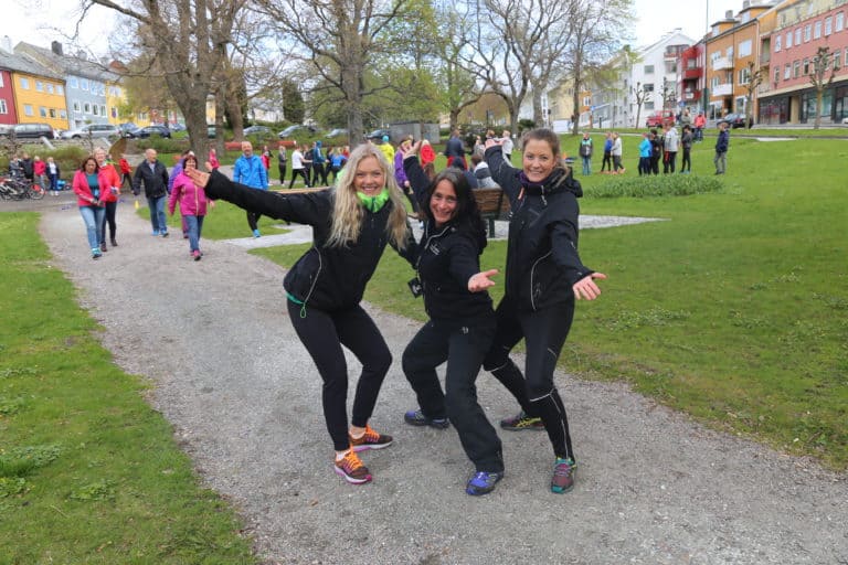 Smil og treningsglede i Nerparken