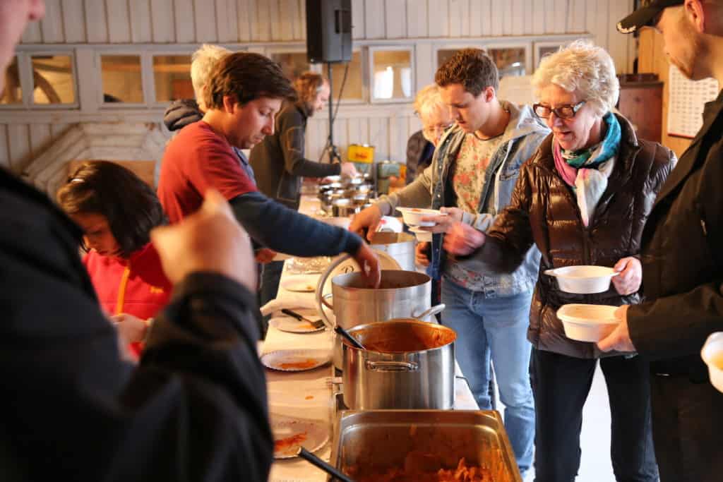 Høydepunktet for mange. Smaking....