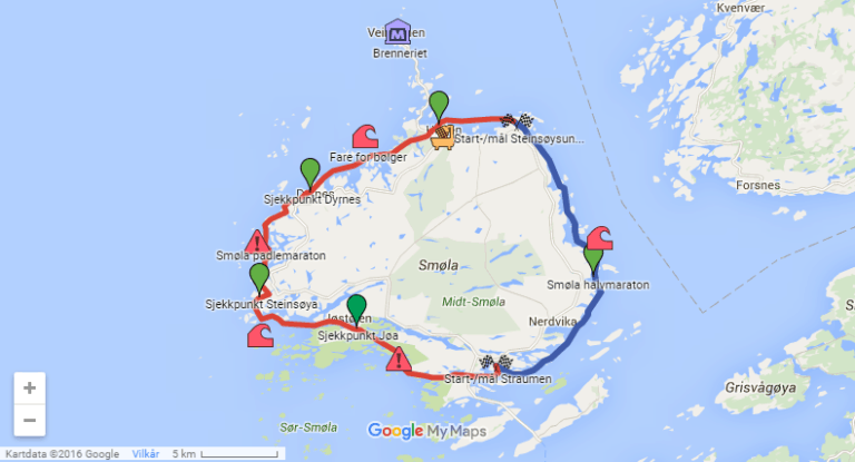 Padlemaraton rundt Smøla i august