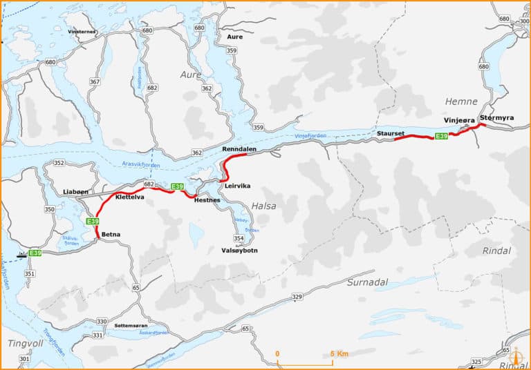 Opprop krever oppstart av E39 Betna – Stormyra i 2019