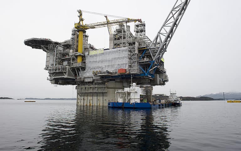 Produksjonen i gang på gassfeltet Aasta Hansteen﻿