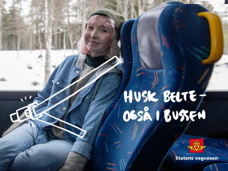 53 gebyr til passasjerer som ikke brukte belte i bussen