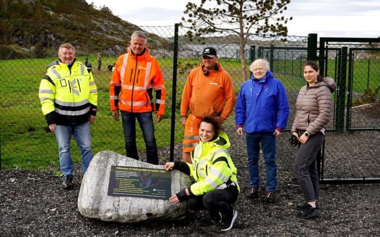 Offisiell åpning av hundeparken i Kristiansund i dag