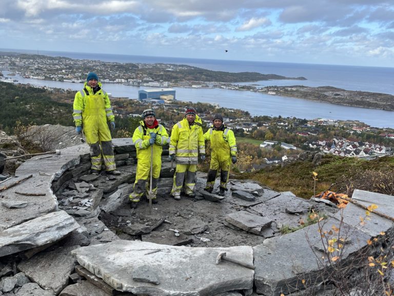 Snart klart for åpning av steintrappa Kvernberget Opp